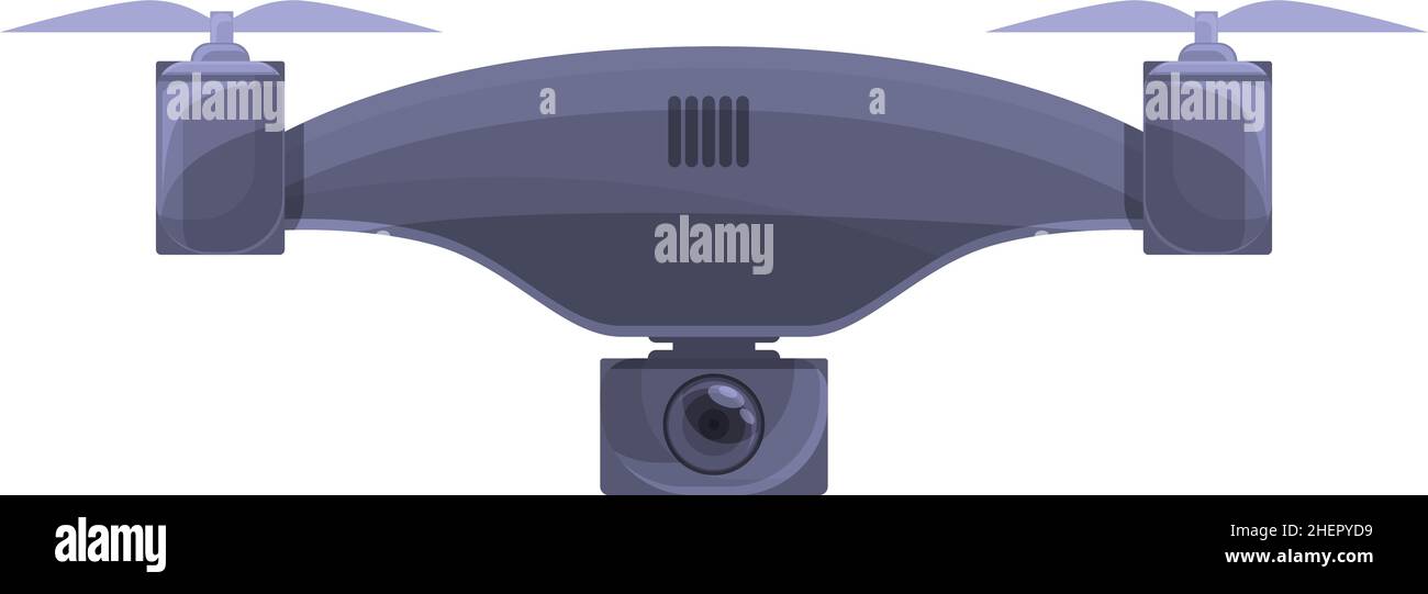 Photo drone icon cartoon vector. Aerial camera. Air copter Stock Vector ...