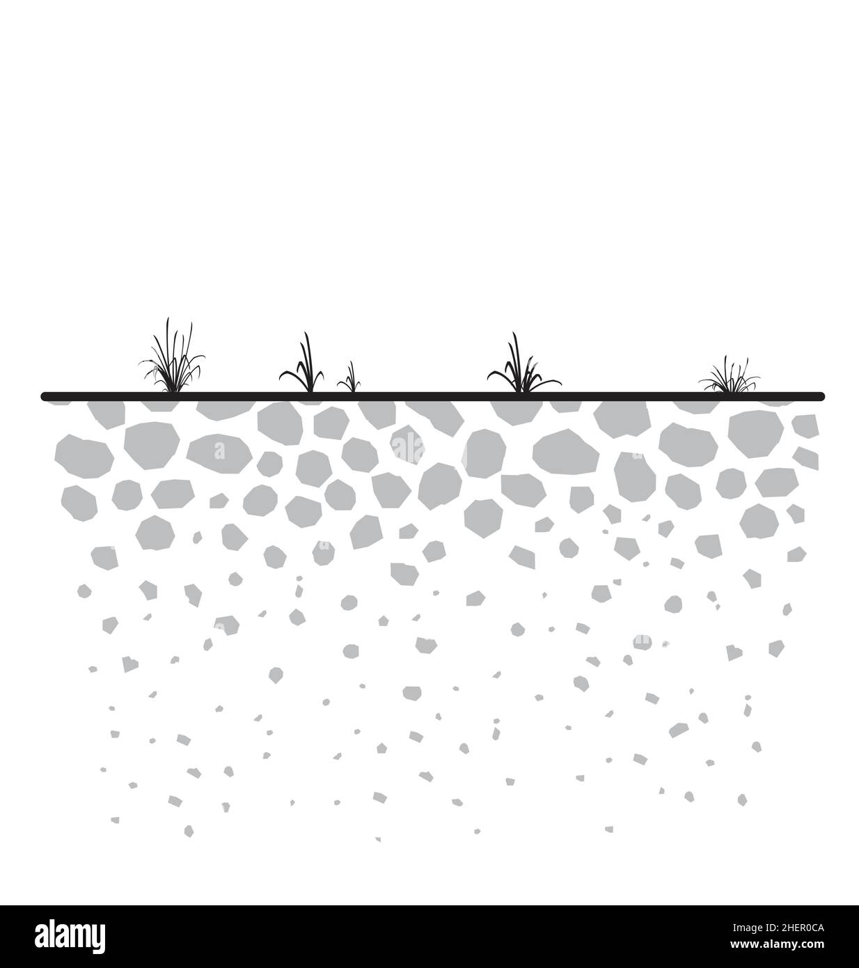 Ground cross section Cut Out Stock Images & Pictures Alamy