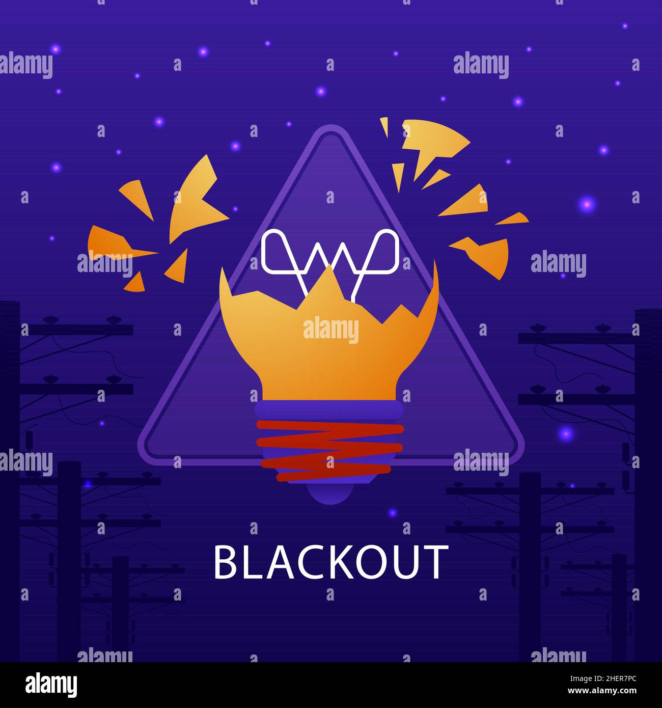Gradient blackout illustration Vector illustration Stock Vector Image ...