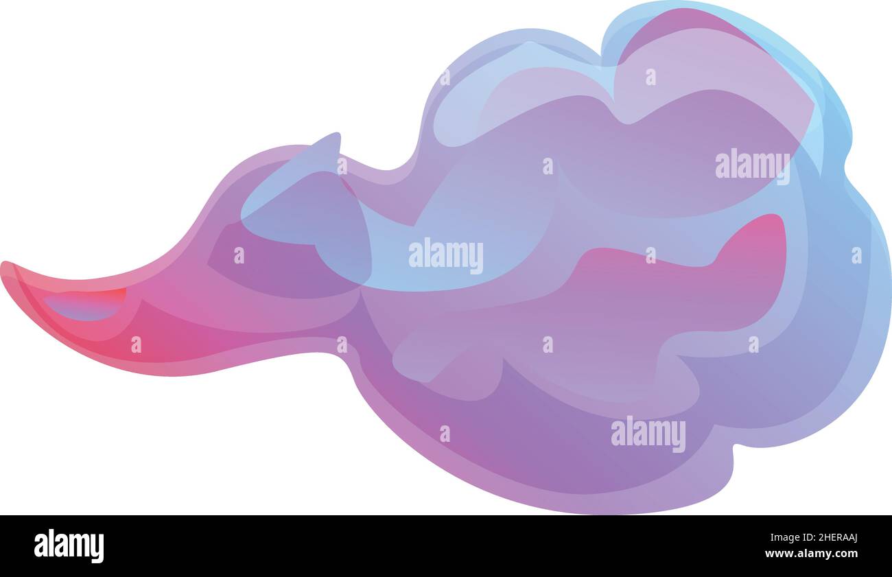 Gun flash fire icon cartoon vector. Shot effect. Smoke bullet Stock Vector