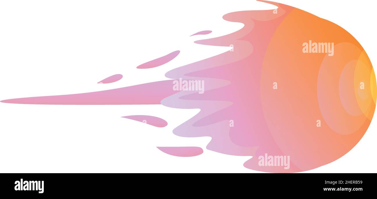 Gun flash flame icon cartoon vector. Shot effect. Bullet blast Stock Vector