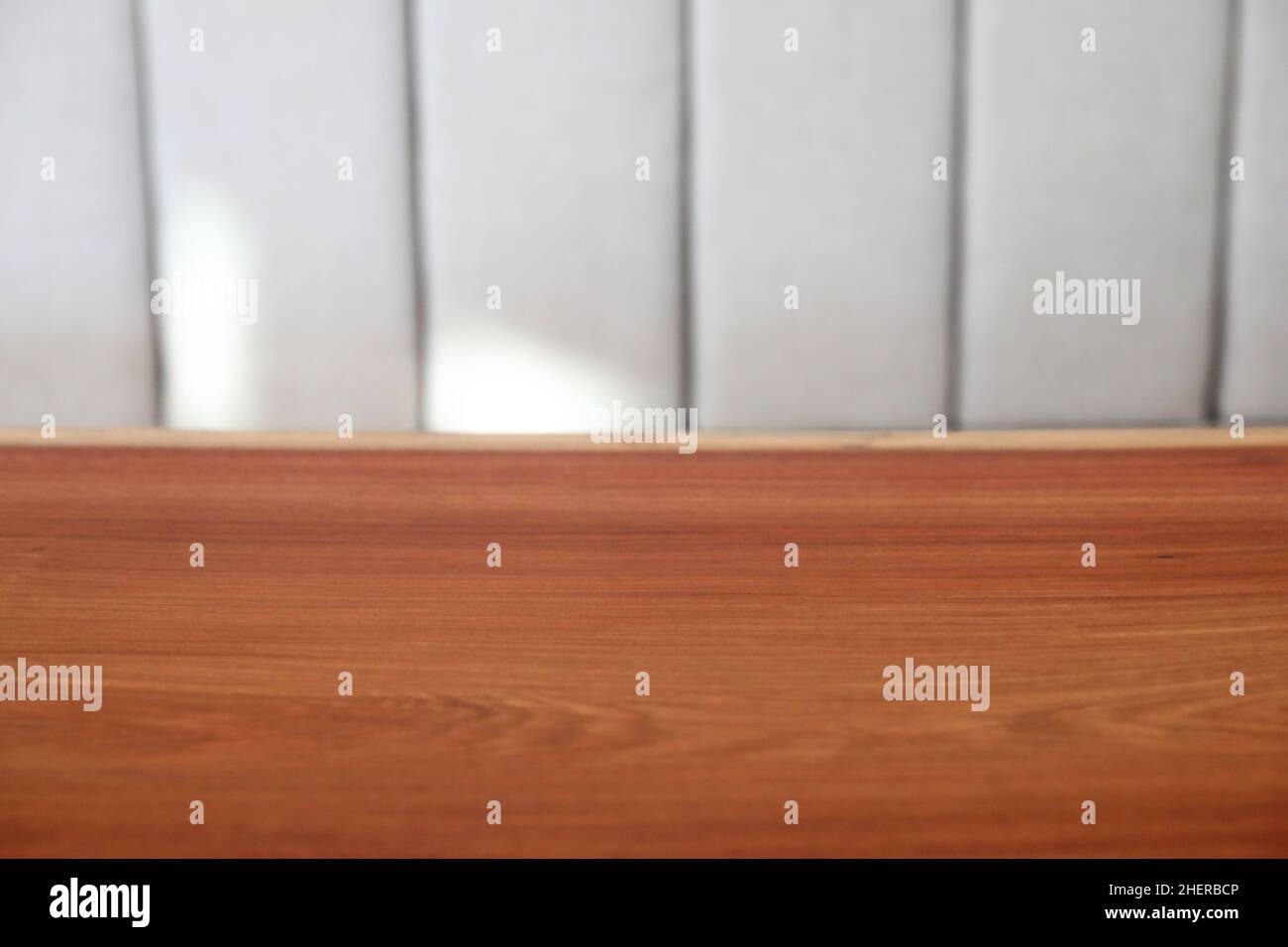Wood table with white background Stock Photo - Alamy