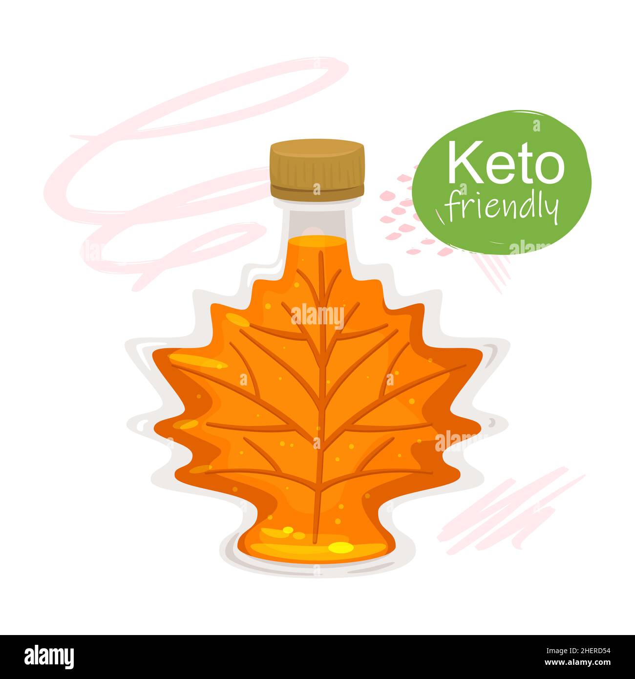 Vector illustration of traditional Canadian maple syrup Stock Vector Image & Art Alamy
