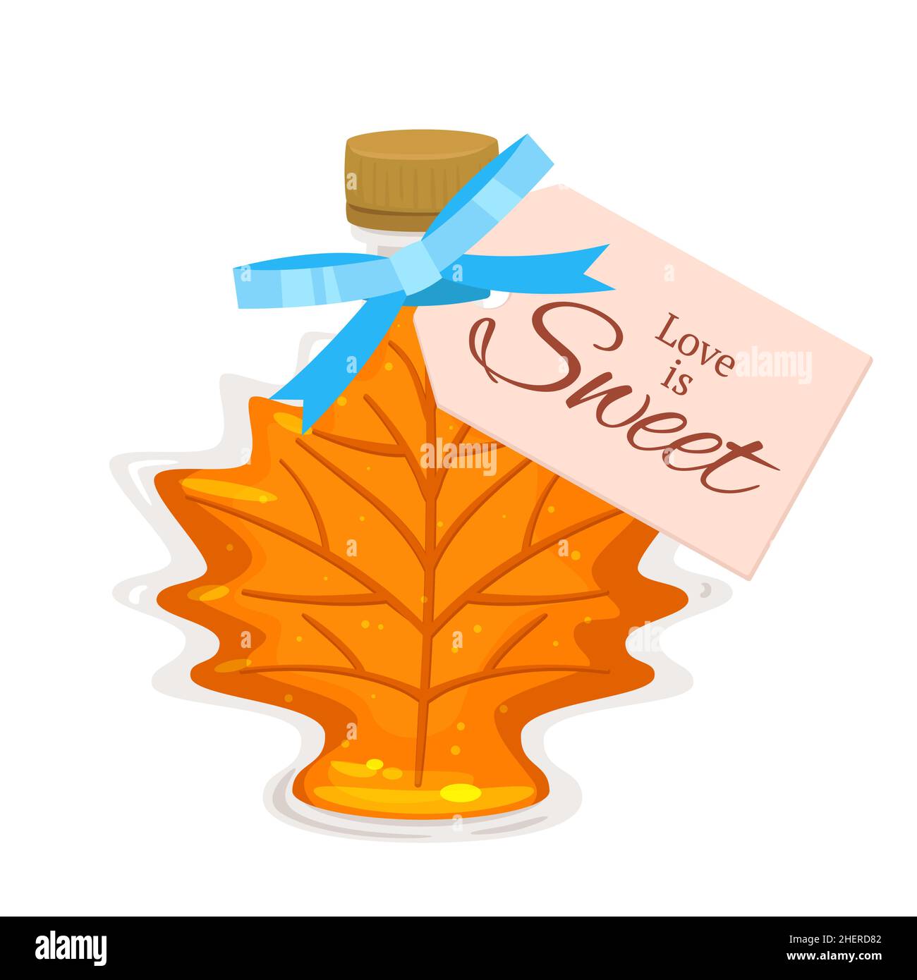 Vector illustration of traditional Canadian maple syrup Stock Vector Image & Art Alamy