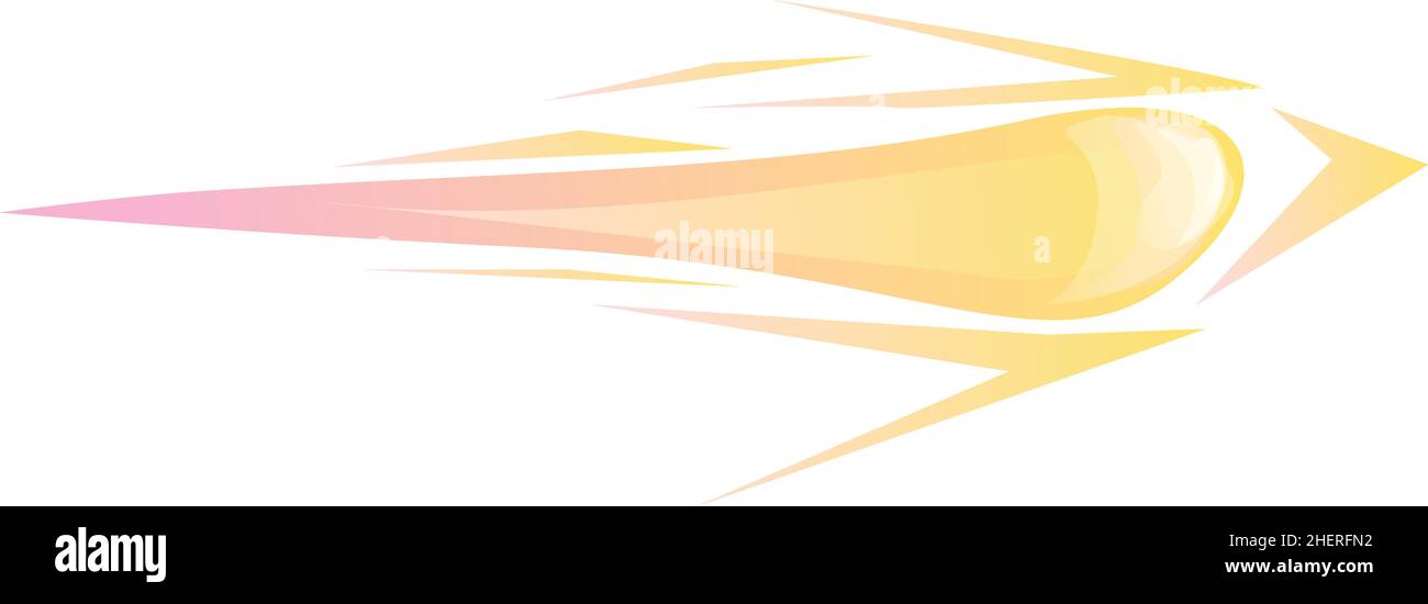 Shot effect icon cartoon vector. Gun flash. Fire weapon Stock Vector