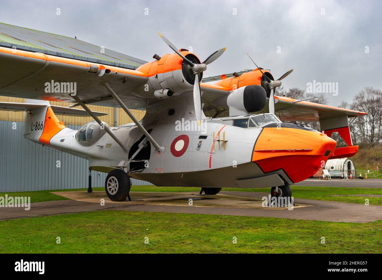 Consolidated PBY-6A Catalina at RAF Cosford Stock Photo
