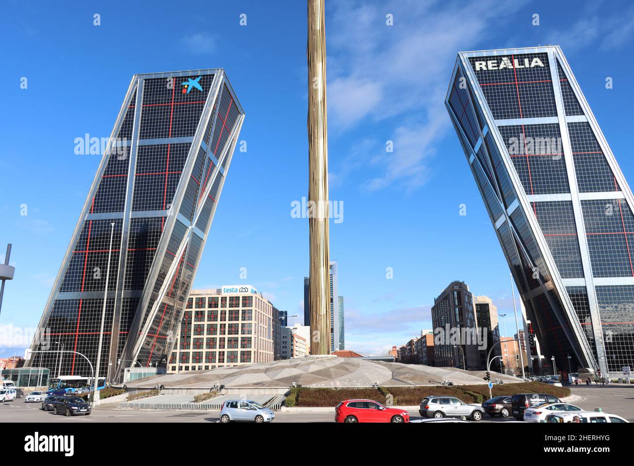 plaza-castilla-and-la-puerta-de-europa-towers-hi-res-stock-photography