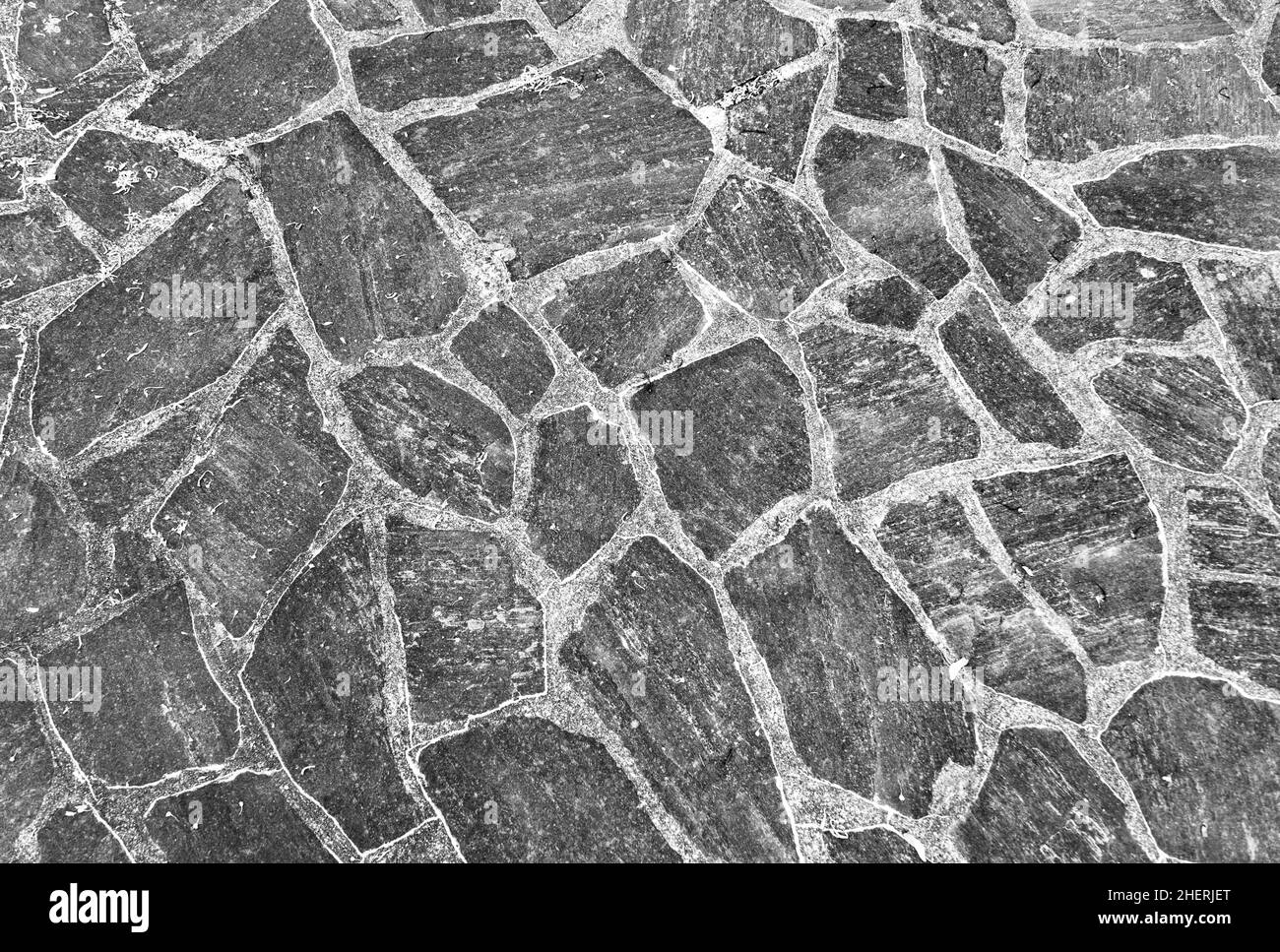 harmonic pattern of slate tiles at the floor Stock Photo Alamy