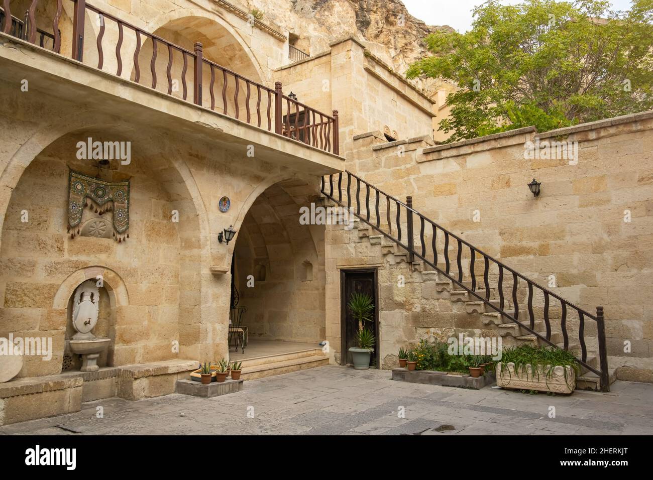 Traditional house and architecture in Cappadocia, Turkey. Traditional