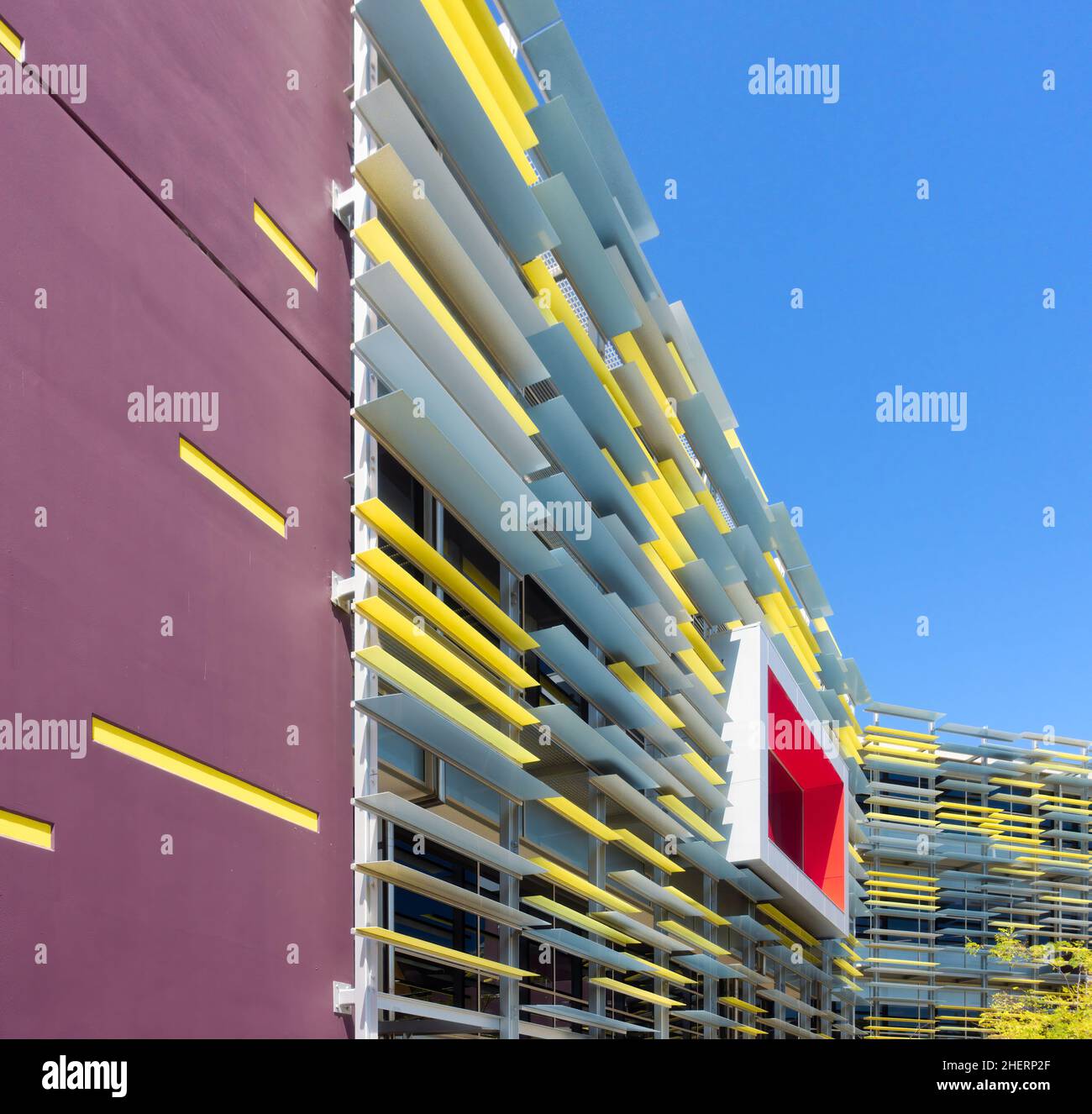 Joondalup, WA, Australia Library sun screen louvres at Edith Cowan