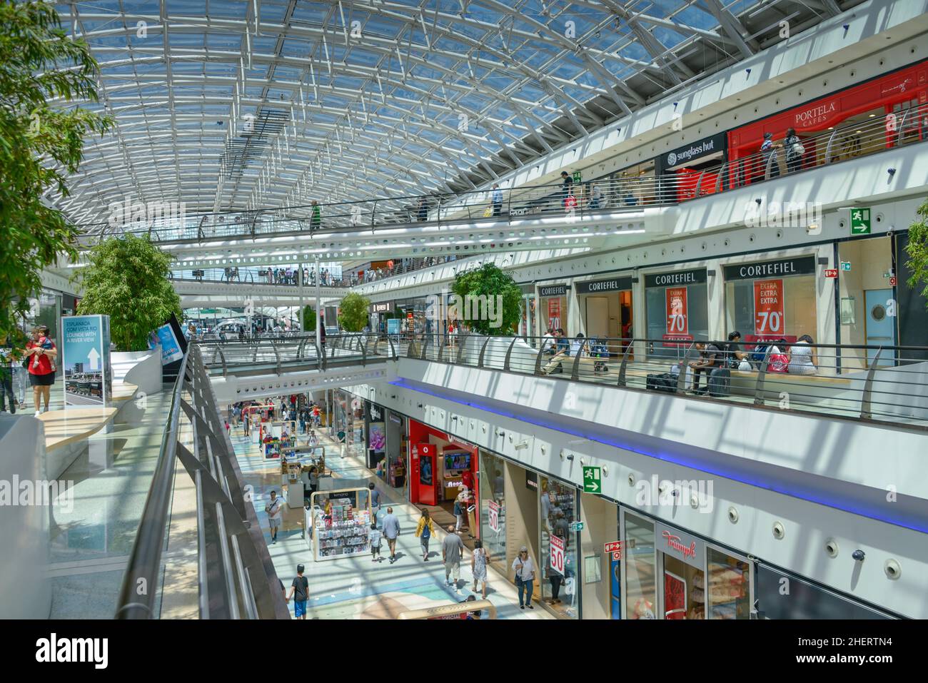 Vasco da Gama Shopping Centre, Expo Area, Lisbon, Portugal Stock Photo ...