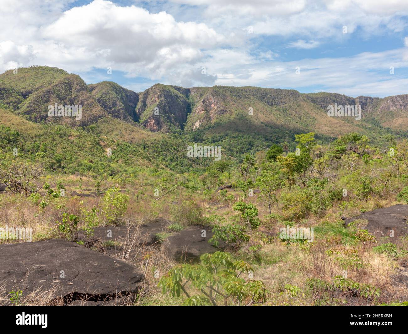 wild landscape at Chapada dos Veadeiros in Brazil Stock Photo