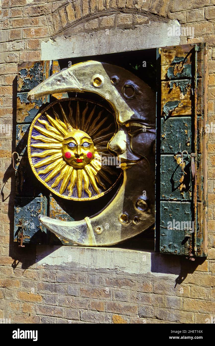 Handicraft from a mask maker, Venice, lagoon city, Venice, Veneto, Italy Stock Photo