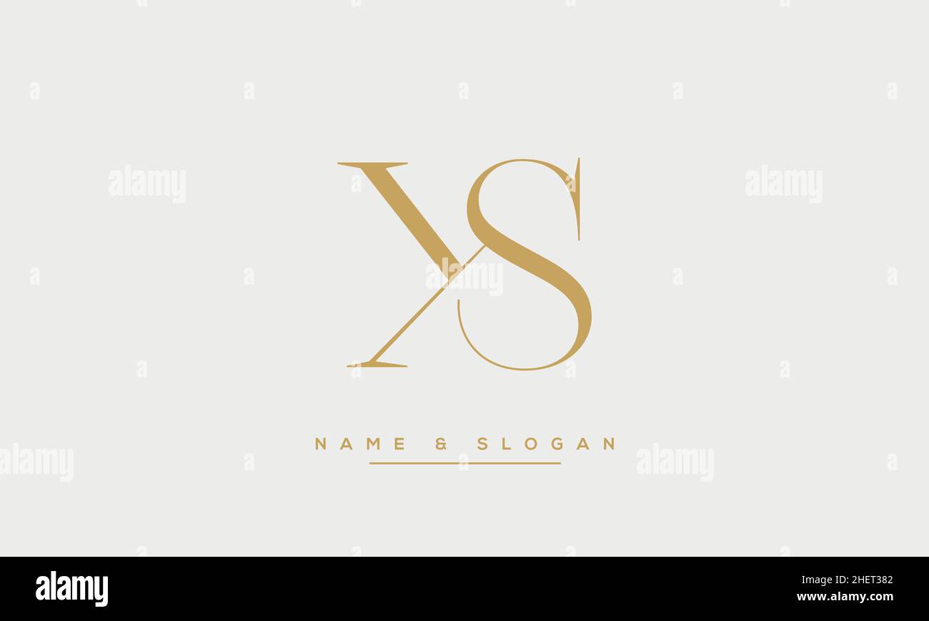 KS, SK, K, S Letters Abstract Logo Monogram Stock Vector