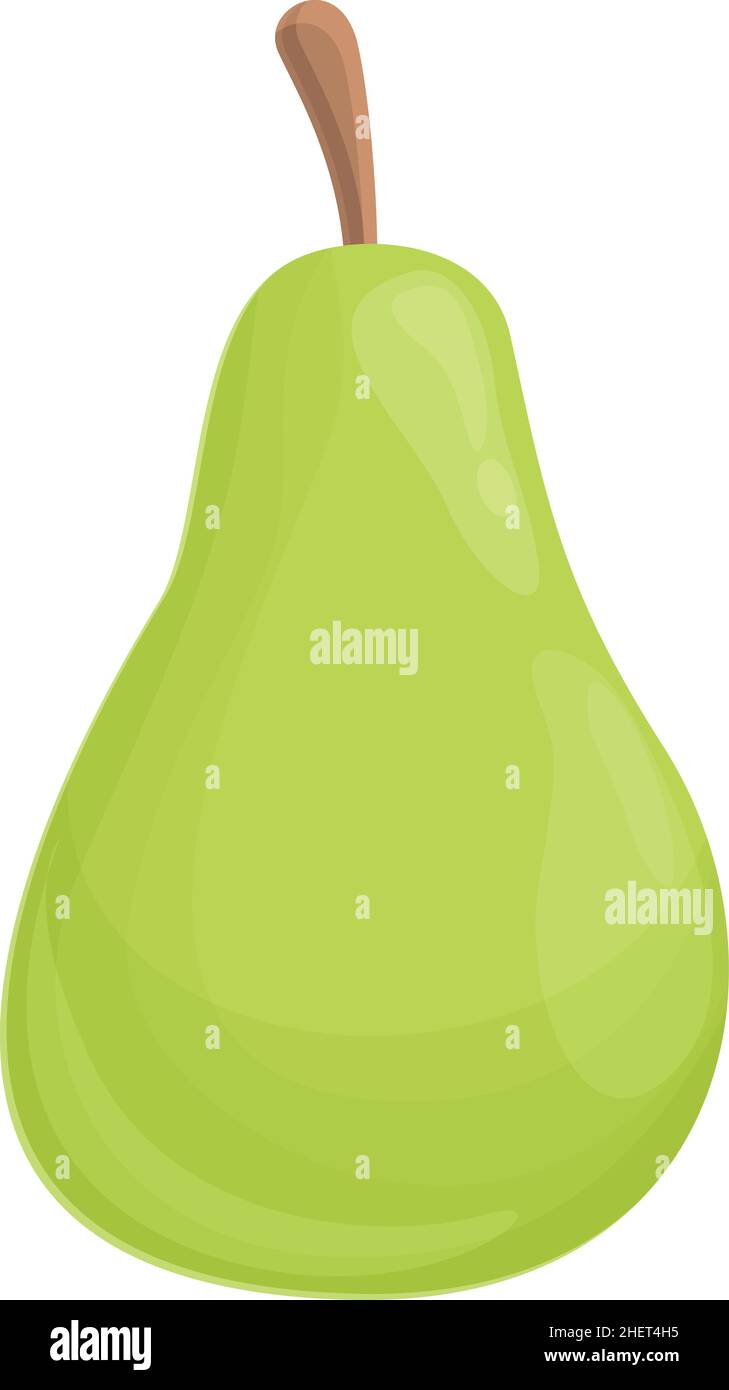 Green pear icon cartoon vector. Fruit image. Nature food Stock Vector ...
