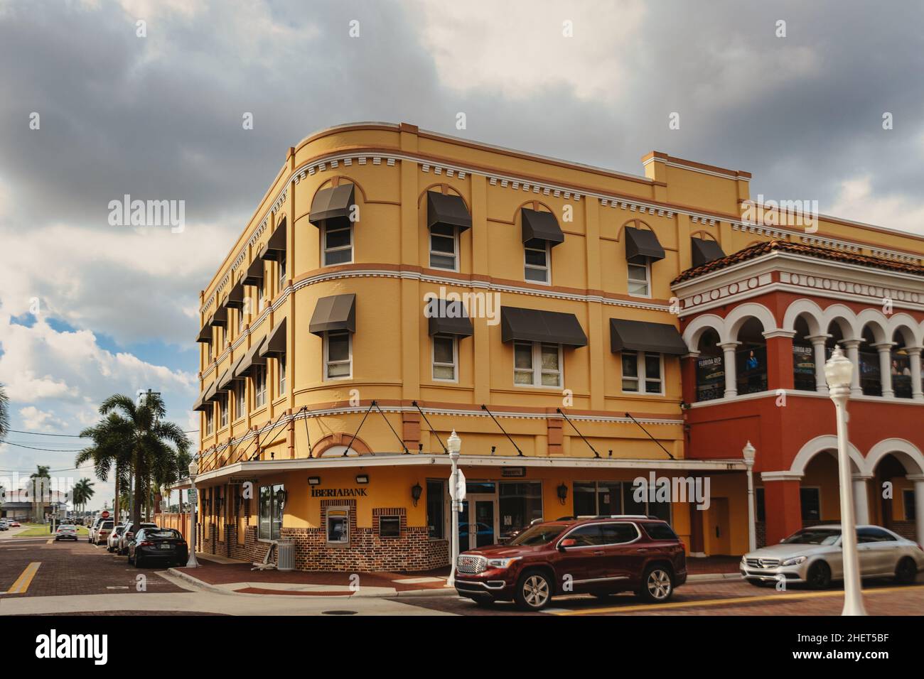 Fort Myers downtown. Ft. Myers, is the county seat and commercial center of Lee  County, Florida, United States Stock Photo - Alamy
