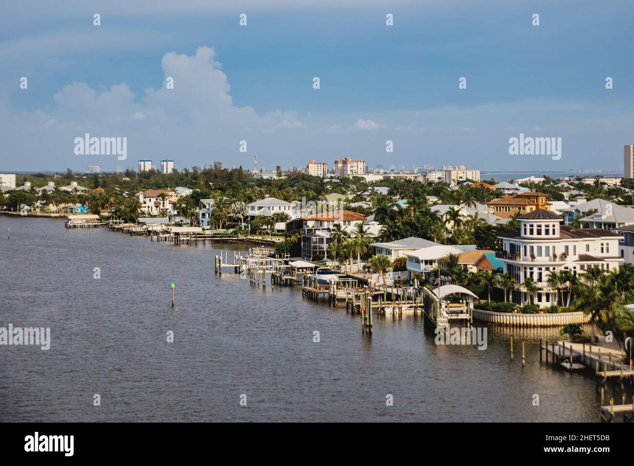 Fort Myers downtown. Ft. Myers, is the county seat and commercial center of Lee County, Florida, United States Stock Photo