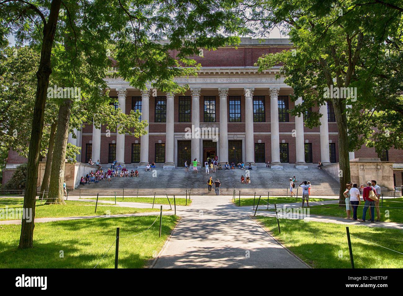 Harvard University in Cambridge, MA, USA. Stock Photo