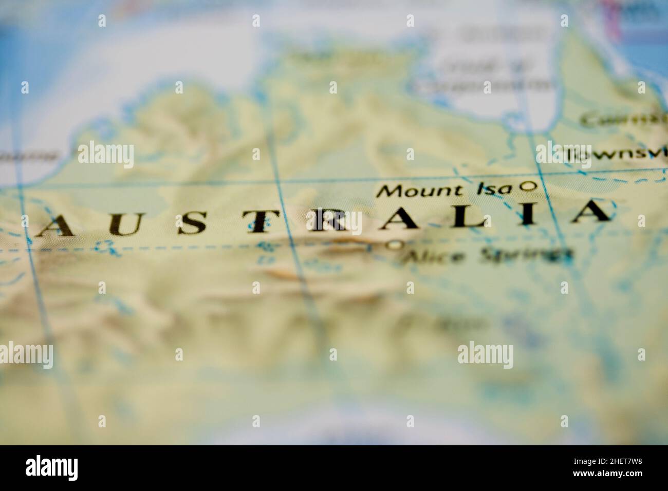 Australia map hi-res stock photography and images - Alamy