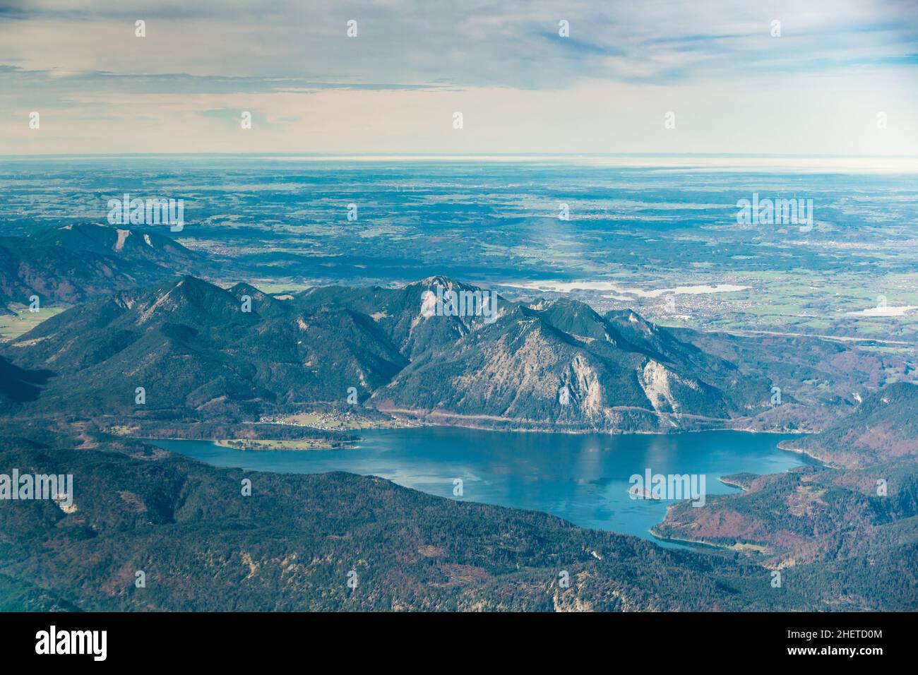 Aerial fly over forest mountain hi-res stock photography and images - Alamy
