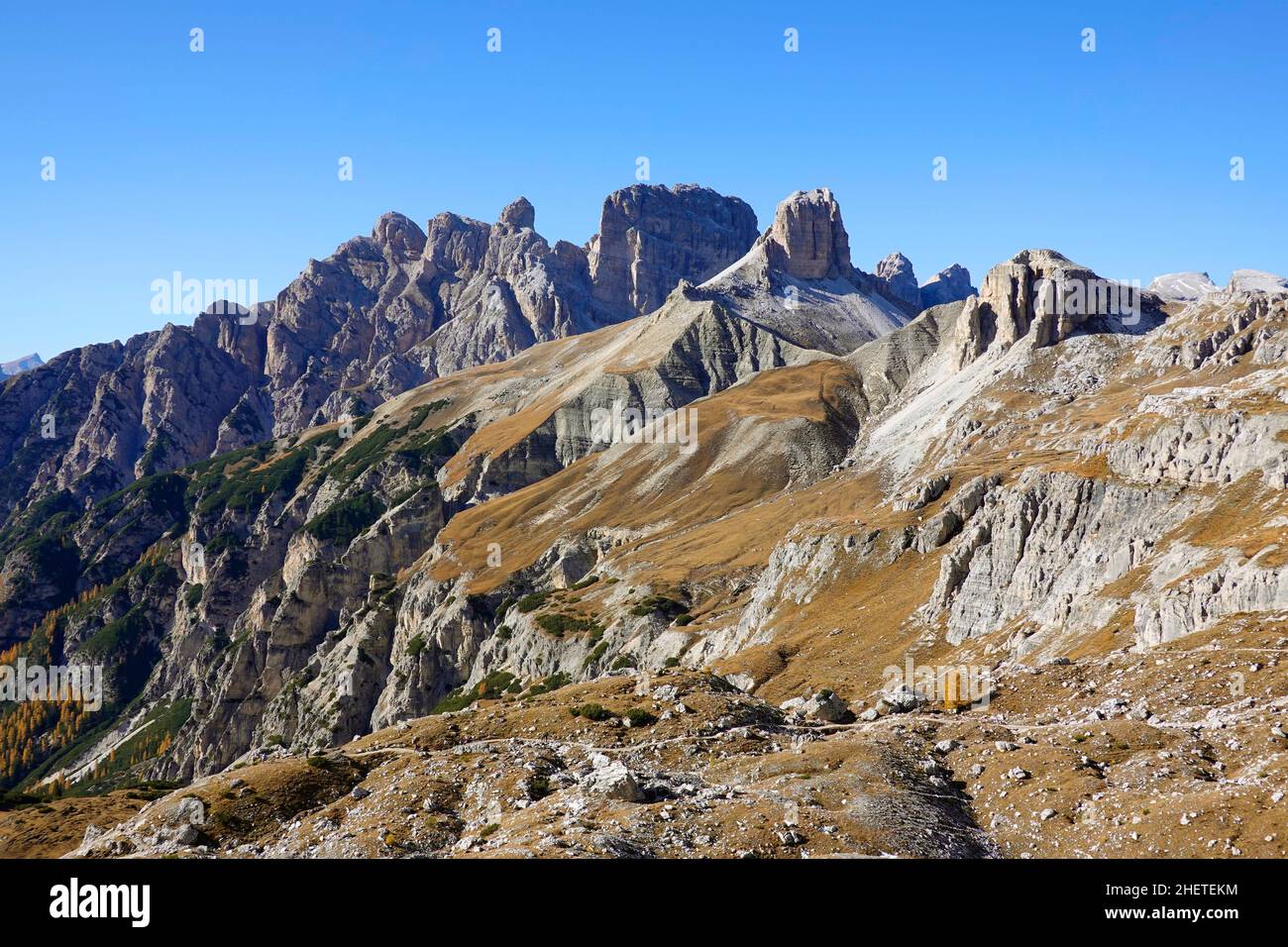 Alpine landscape in the Dolomites, Italy, Europe Stock Photo - Alamy