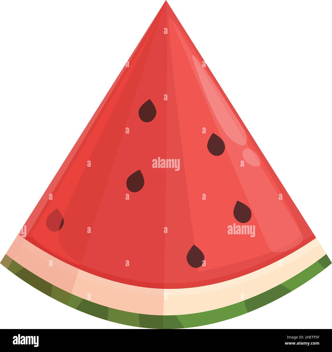 Watermelon zinc icon cartoon vector. Food vitamin. Mineral zn Stock Vector