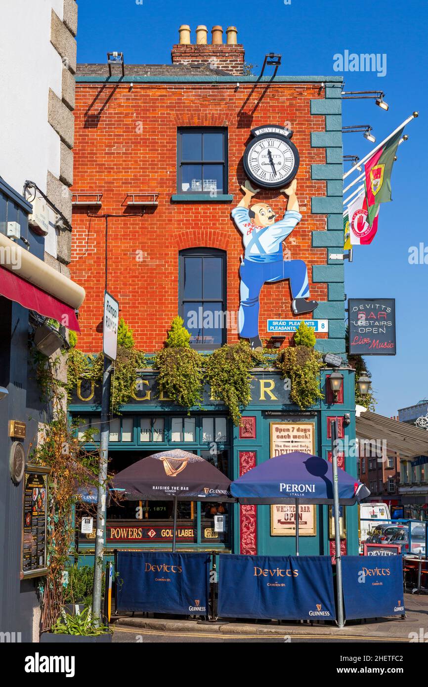 Devitts Pub, Camden Street, Dublin City, County Dublin, Ireland Stock ...