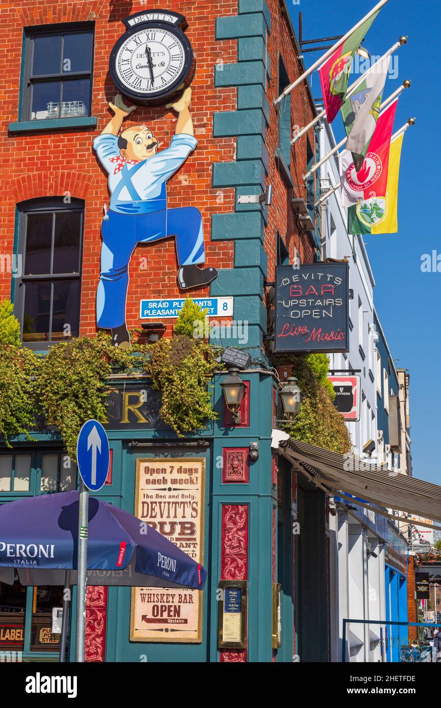 Devitts Pub, Camden Street, Dublin City, County Dublin, Ireland Stock ...