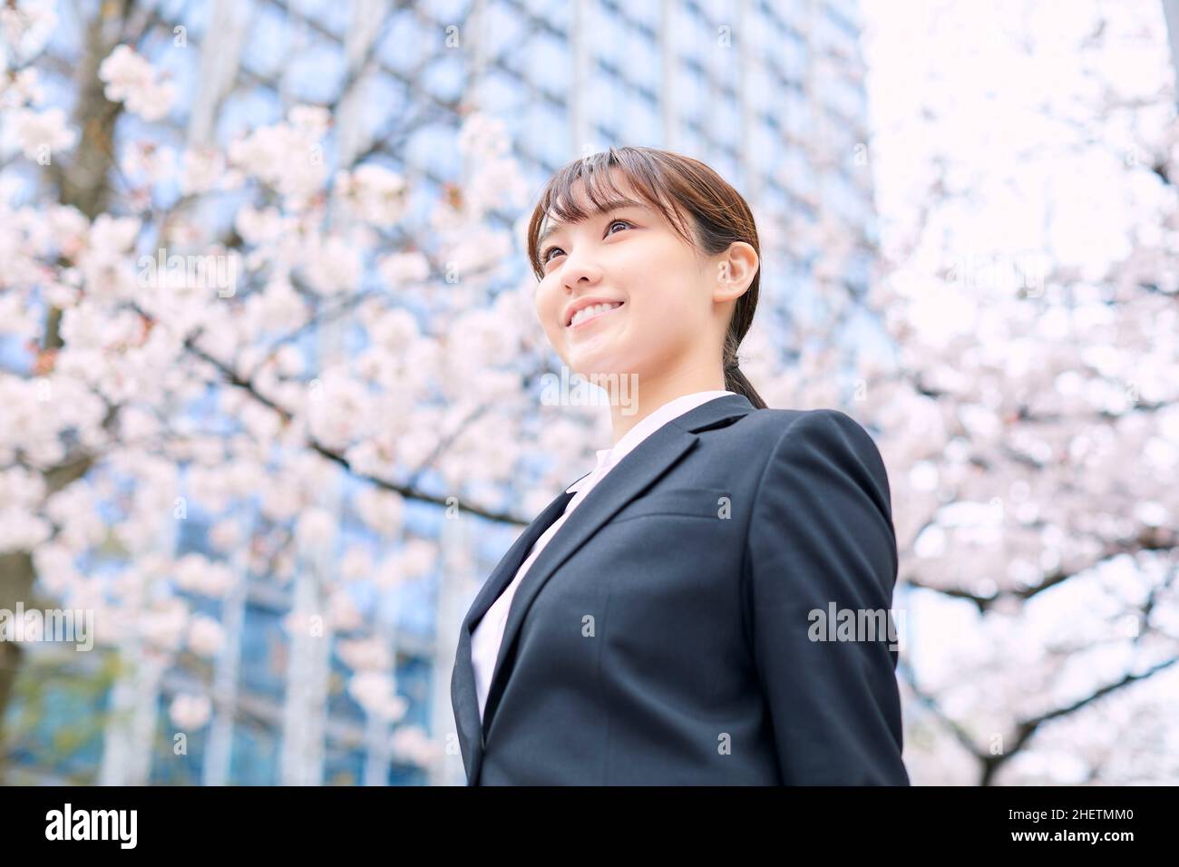 Woman in recruit suit hi-res stock photography and images - Alamy