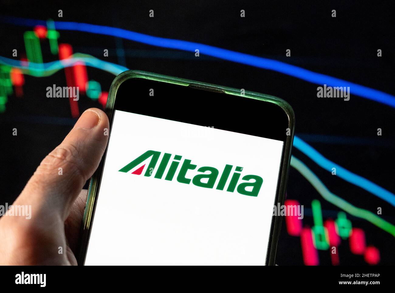 Alitalia logo hi-res stock photography and images - Alamy
