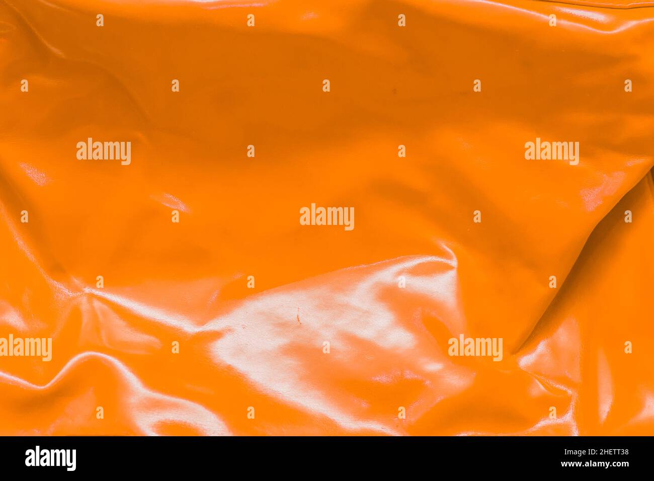 Orange faux leather material texture background surface abstract Stock Photo Alamy