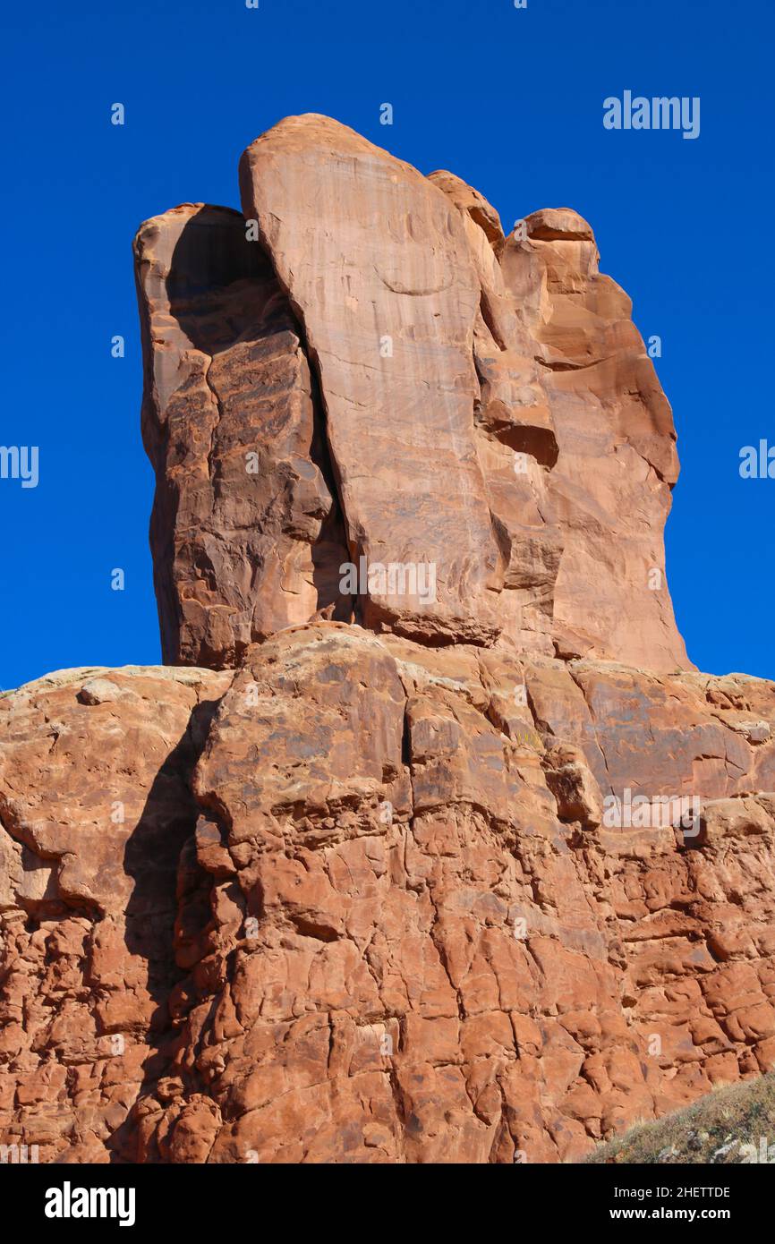 natural rock bridge in Bridges national park, USA Stock Photo Alamy