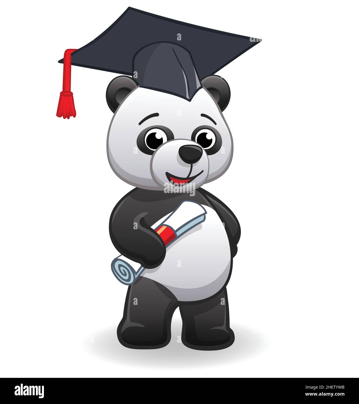Panda hat illustration vector hi-res stock photography and images - Alamy
