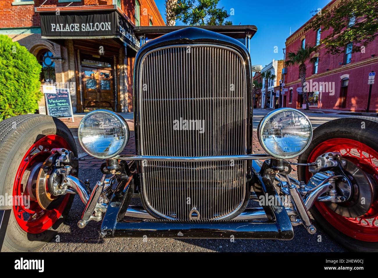 Fernandina Beach, FL October 18, 2014 Wide angle low perspective