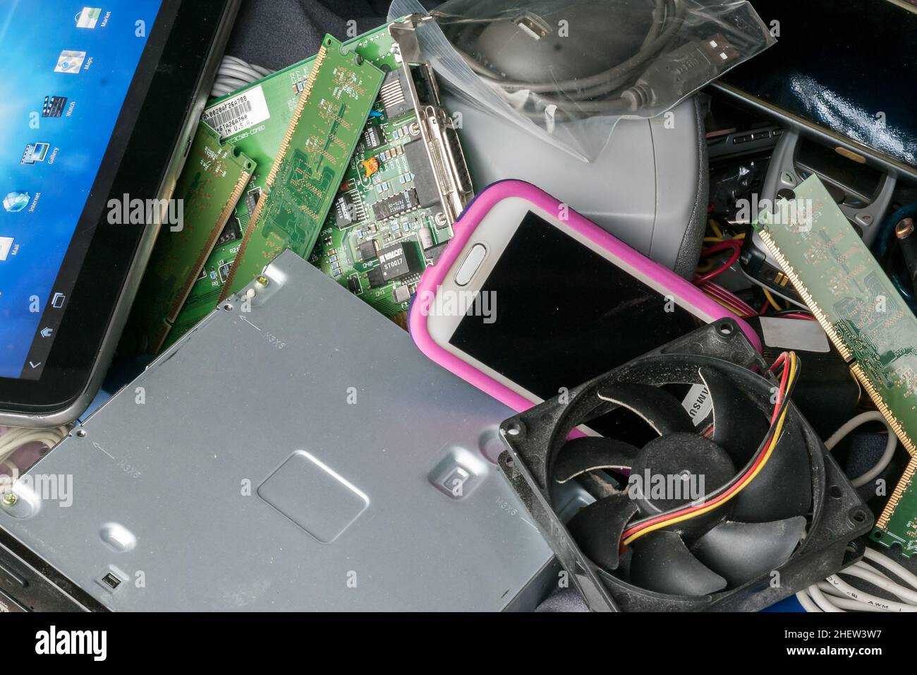 E-Waste Samsung Stock Photo