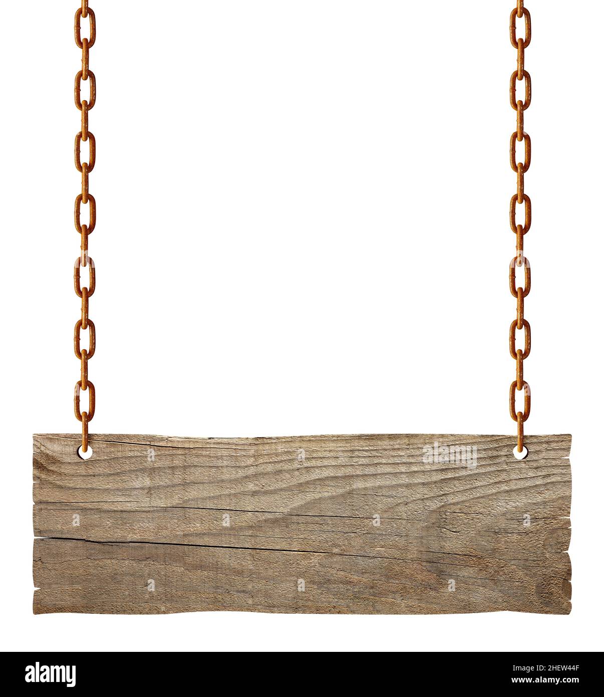 wooden sign chain ropesignboard signpost Stock Photo - Alamy