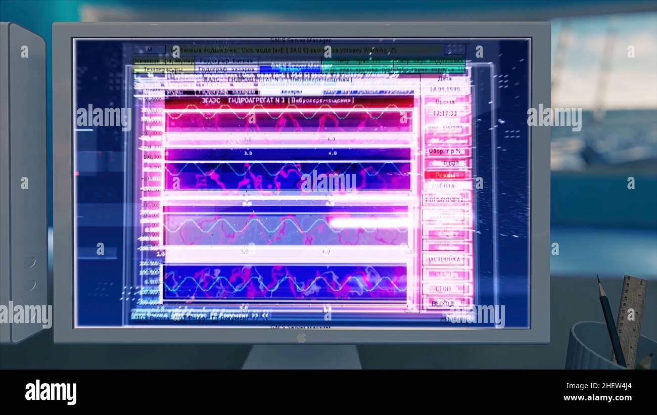 Hacker programing in technology enviroment with cyber icons and symbols ...