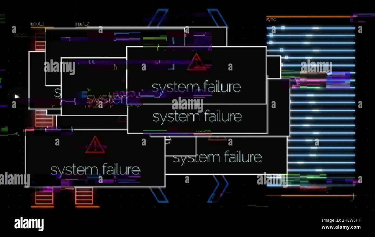 Close up for indicators of running computer program, abstract digital ...