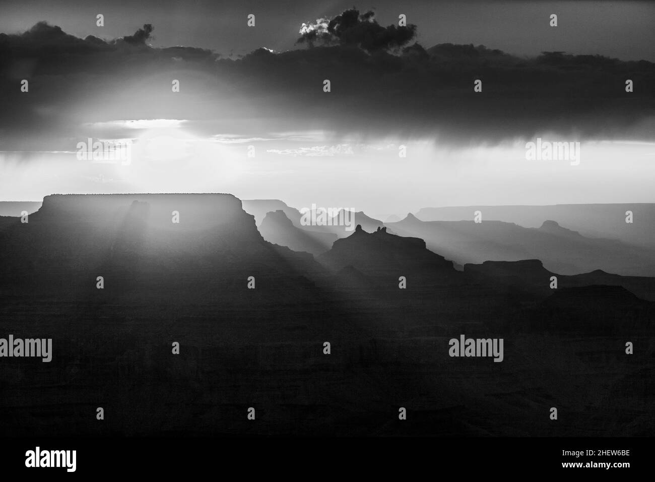 Orange sunset view Black and White Stock Photos & Images - Alamy