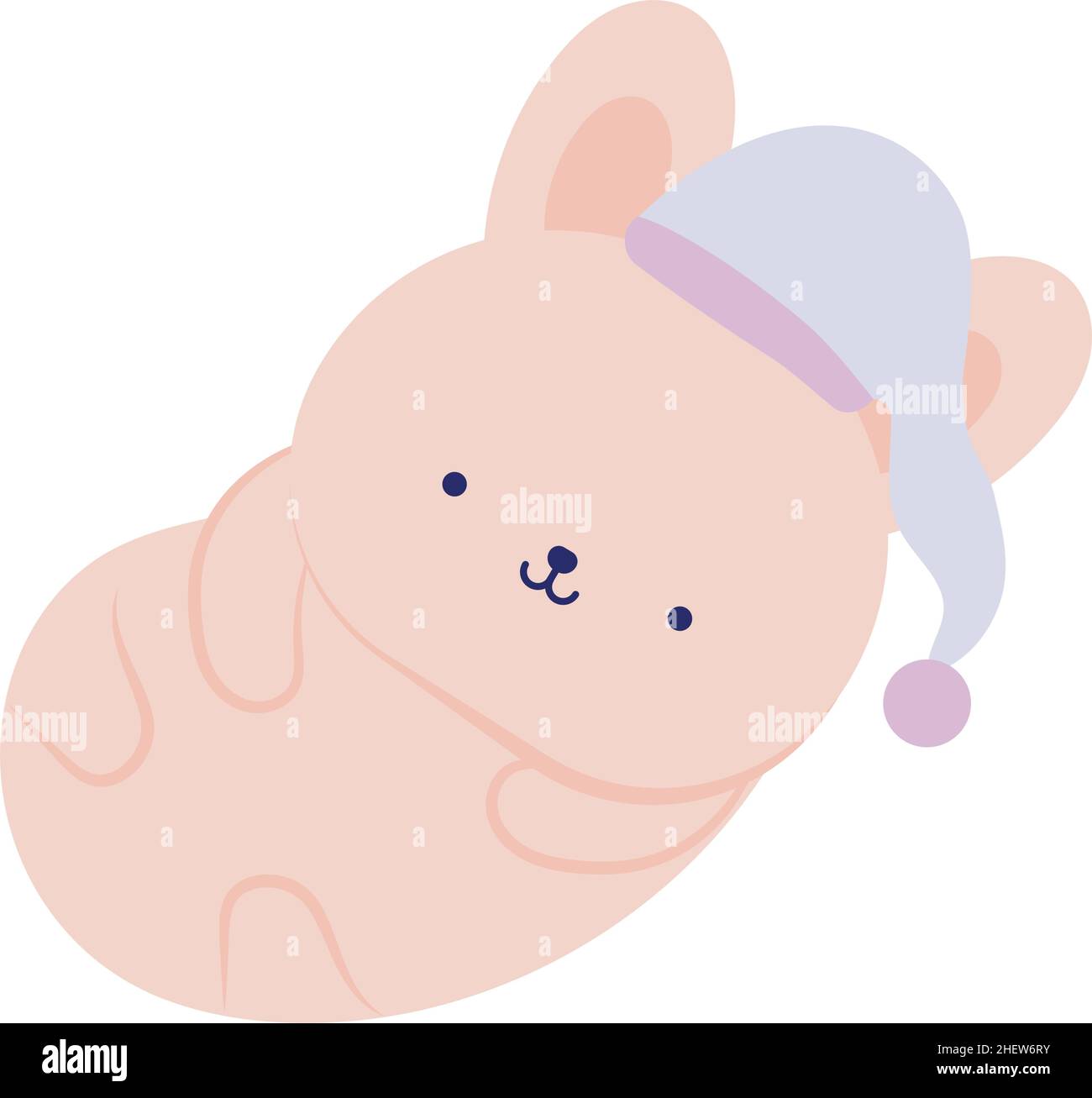 sleepy rabbit design Stock Vector Image & Art - Alamy