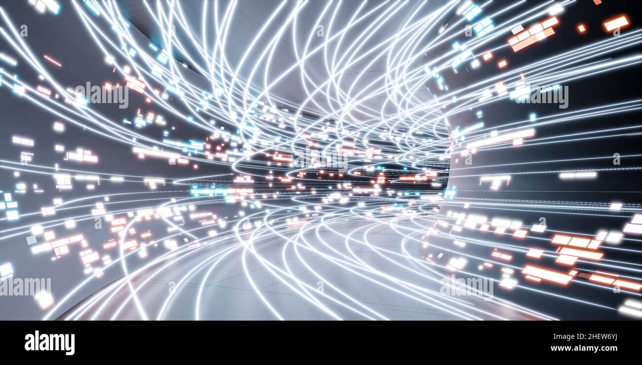 blue and red abstract technology wallpaper with laser light motion blur ...
