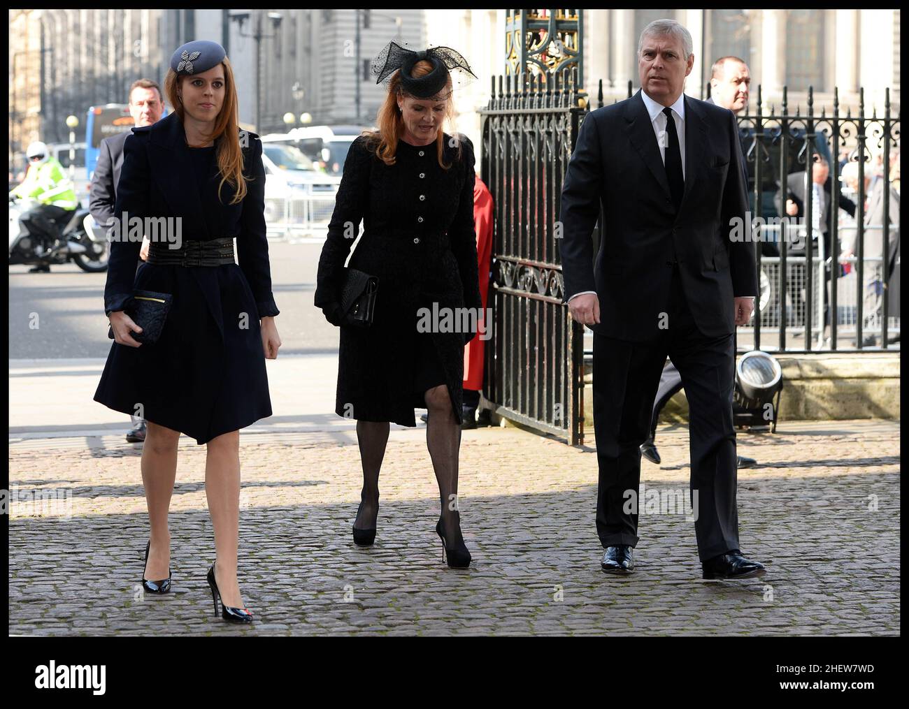 FileImage ©Licensed to Parsons Media. Prince Andrew is to face a civil case in the US. It has been reported that Prince Andrew is to face a civil case in the US over allegations he sexually assaulted a woman when she was 17.  Virginia Giuffre is suing the prince, claiming he abused her in 2001.   Princess Beatrice of York,  21 Feb 2014 - Smart style: Sarah Ferguson and Prince Andrew, Duke of York arrives at Westminster Abbey for the service to celebrate the life and work of Sir David Frost, Westminster Abbey, London, United Kingdom. Thursday, 13th March 2014. Picture by Andrew Parsons / Parson Stock Photo