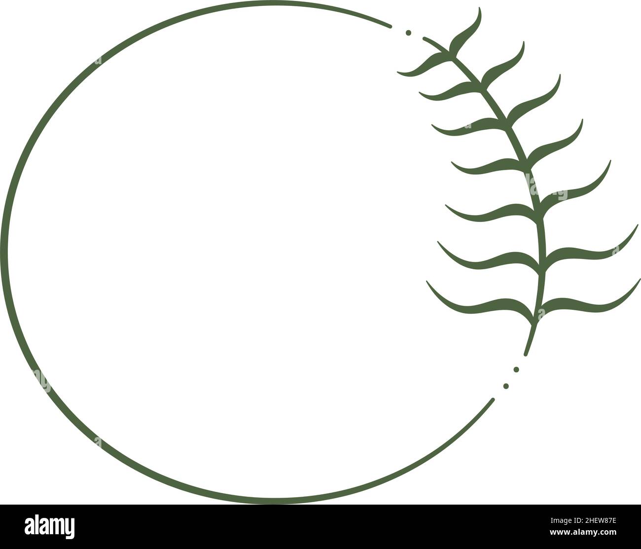 circle laurel wreath illustration Stock Vector Image & Art - Alamy
