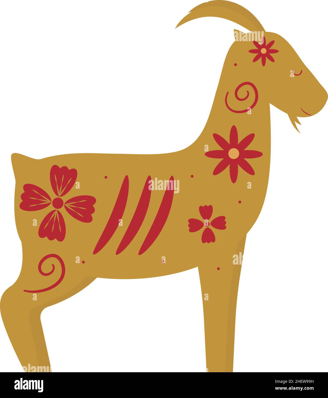 chinese zodiac goat Stock Vector Image Art Alamy