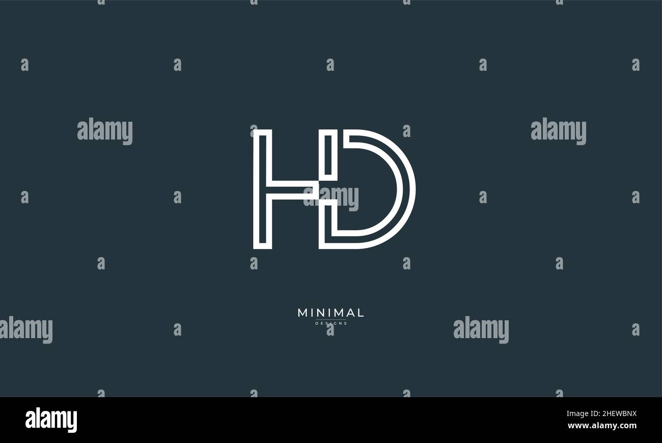 Alphabet letter icon logo HD Stock Vector