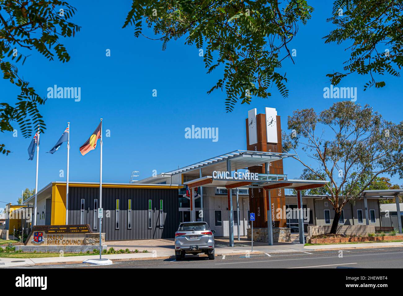Paroo Shire Council building, Cunnamulla, Queensland, Australia Stock Photo