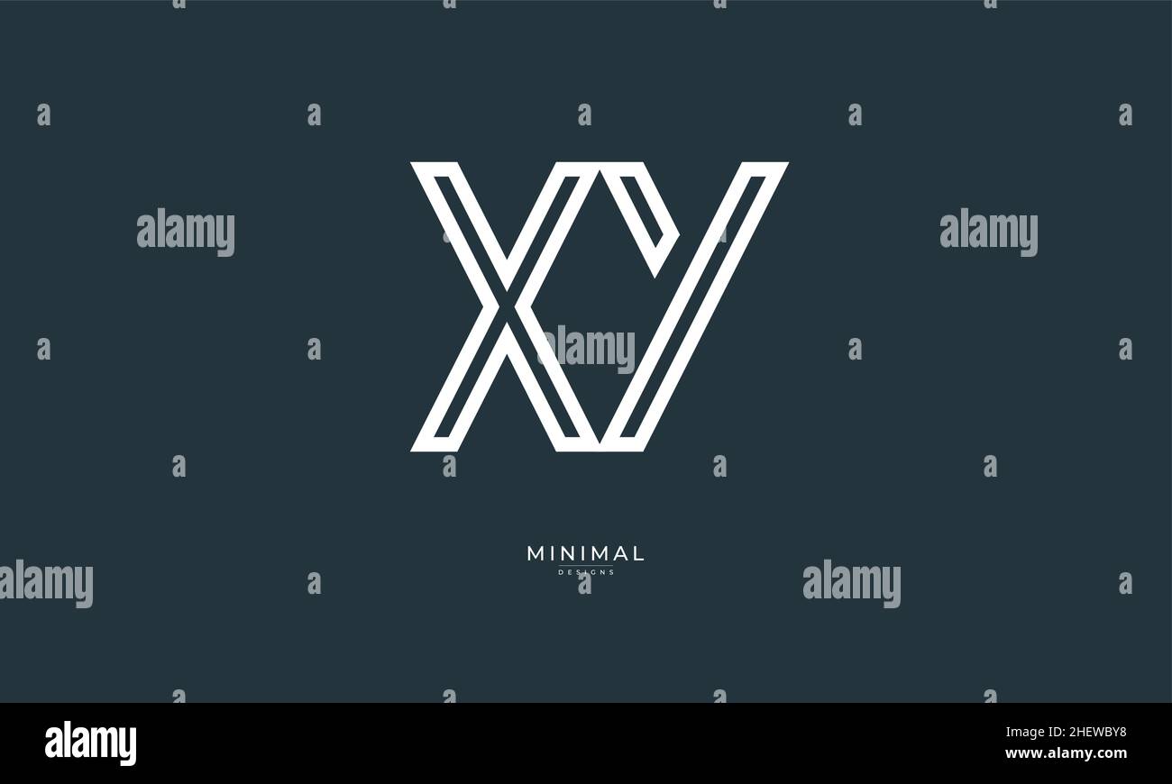 Alphabet Letter Icon Logo Xy Stock Vector Image Art Alamy