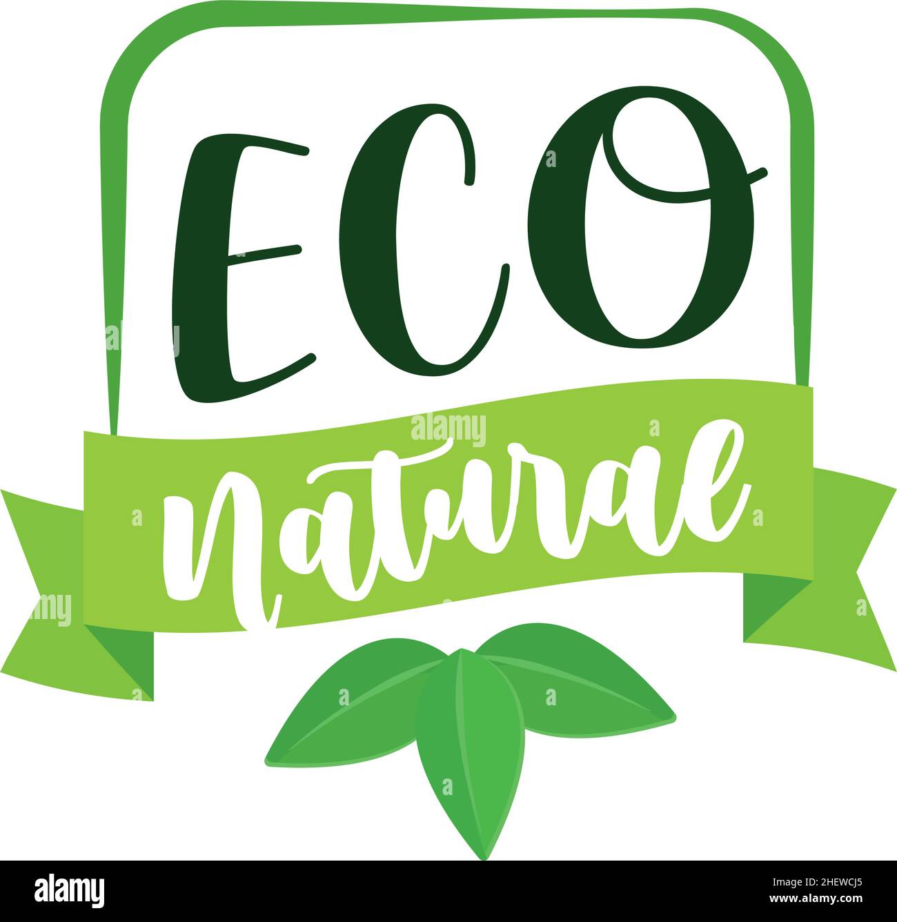 eco natural label Stock Vector Image & Art - Alamy
