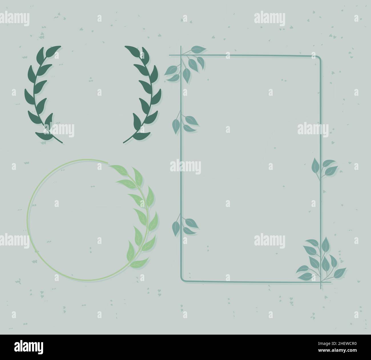 three laurel wreaths Stock Vector Image & Art - Alamy