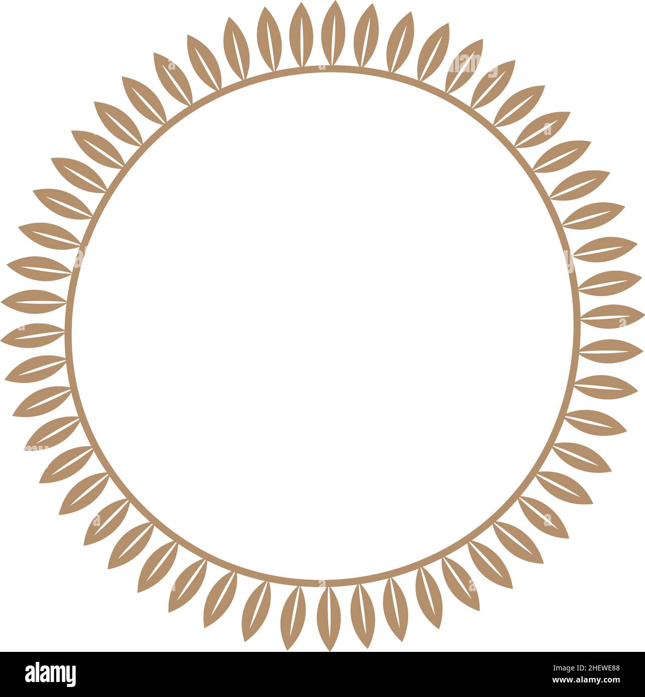 leaves laurel wreath Stock Vector Image & Art - Alamy